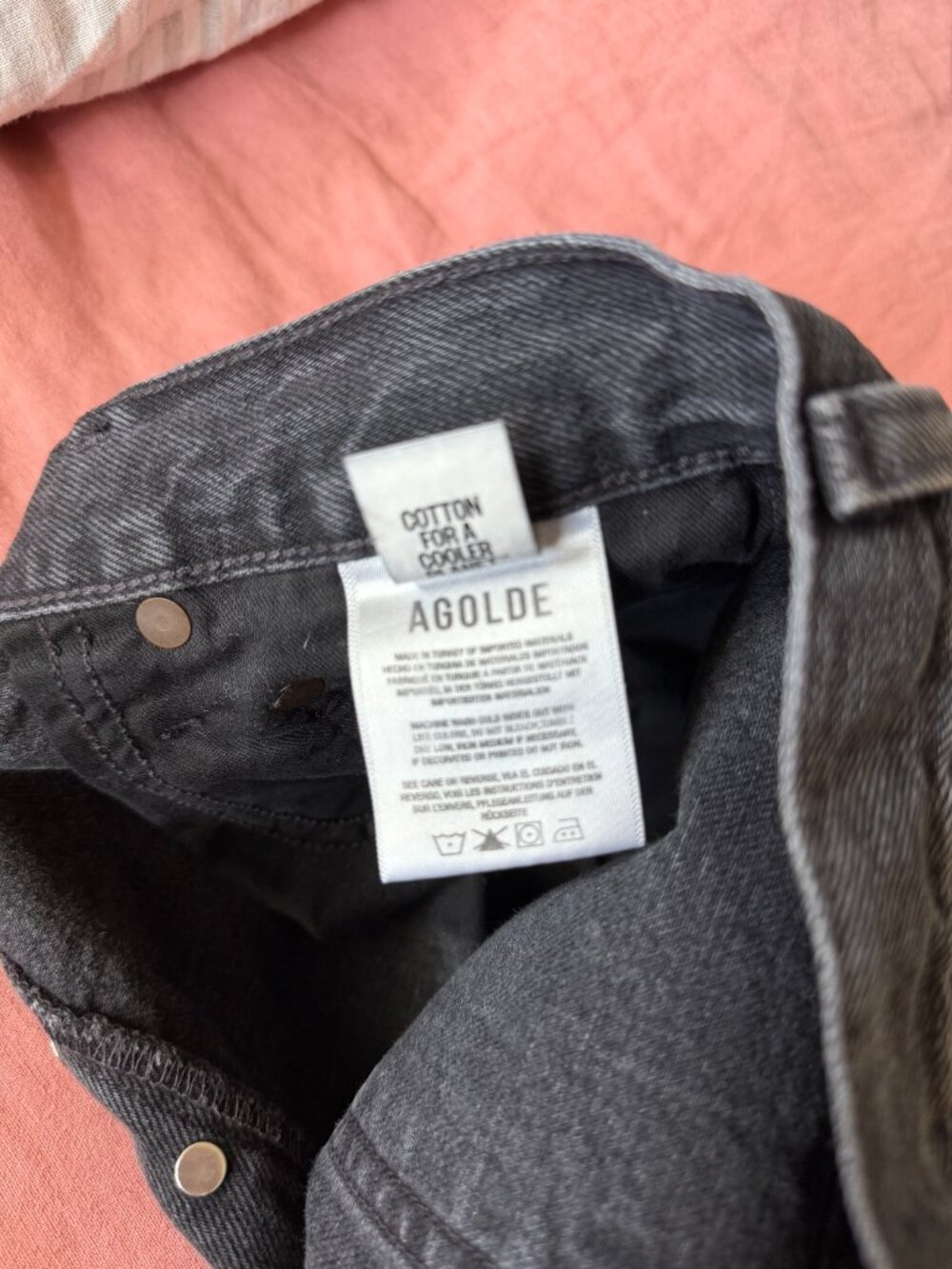 AGolde Jean - Luna - Size 27 - Black - Picture 6 of 7